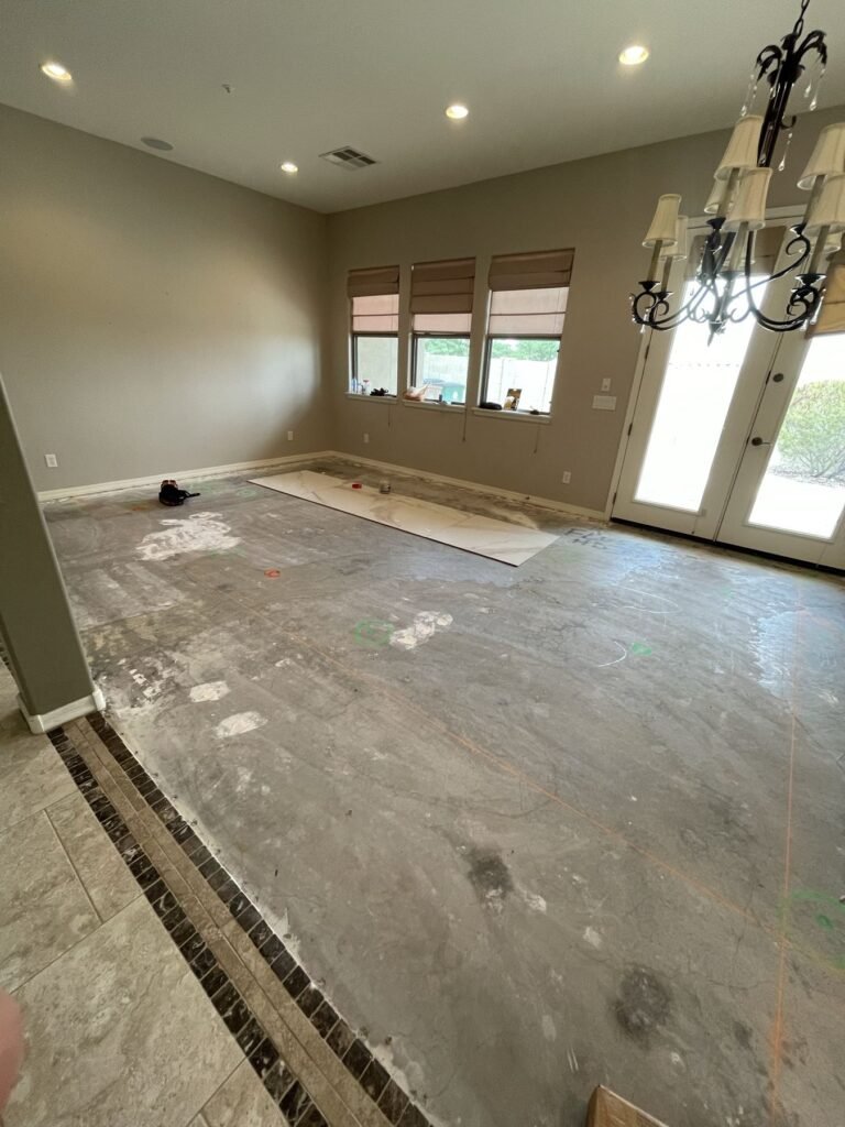 Floor Prep Before Tile