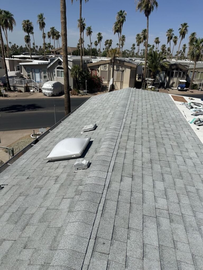 New Shingle Roof Park Home Vent